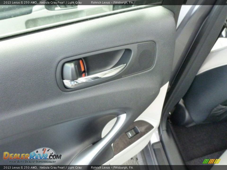 2013 Lexus IS 250 AWD Nebula Gray Pearl / Light Gray Photo #13