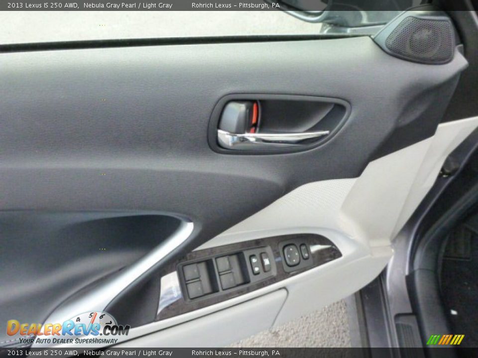 2013 Lexus IS 250 AWD Nebula Gray Pearl / Light Gray Photo #14