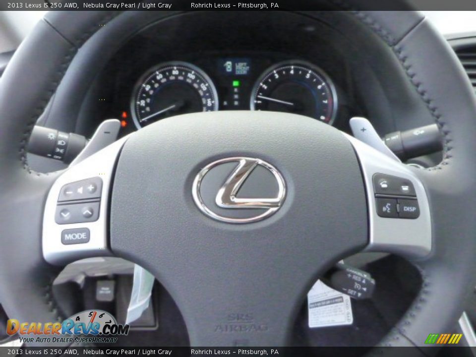 2013 Lexus IS 250 AWD Nebula Gray Pearl / Light Gray Photo #18