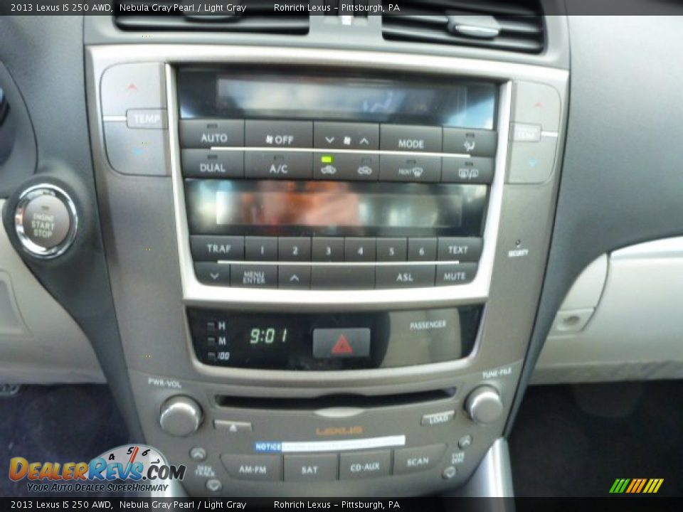 2013 Lexus IS 250 AWD Nebula Gray Pearl / Light Gray Photo #19