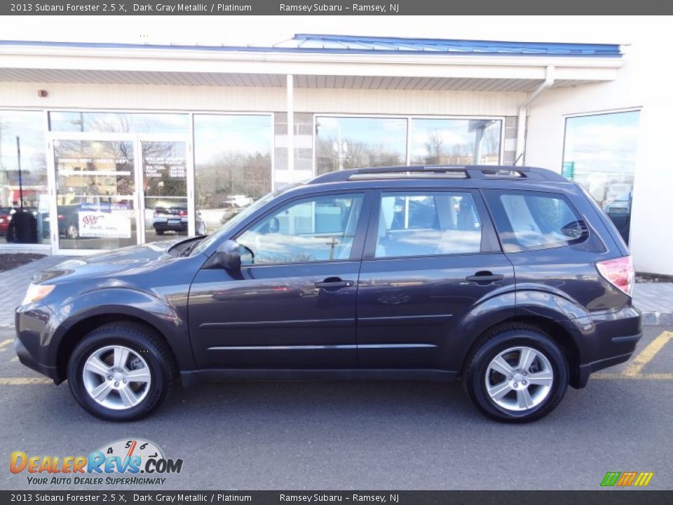 2013 Subaru Forester 2.5 X Dark Gray Metallic / Platinum Photo #3