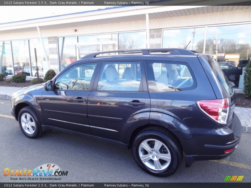 2013 Subaru Forester 2.5 X Dark Gray Metallic / Platinum Photo #4