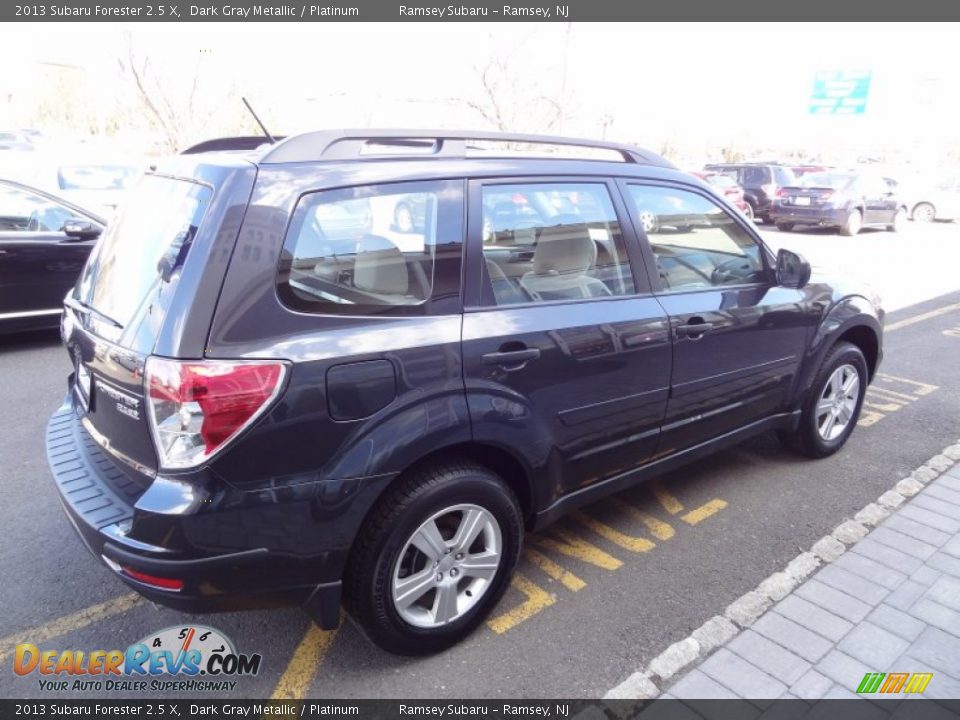 2013 Subaru Forester 2.5 X Dark Gray Metallic / Platinum Photo #8