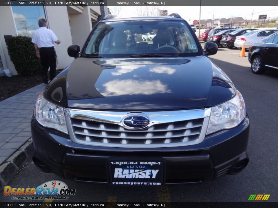 2013 Subaru Forester 2.5 X Dark Gray Metallic / Platinum Photo #12