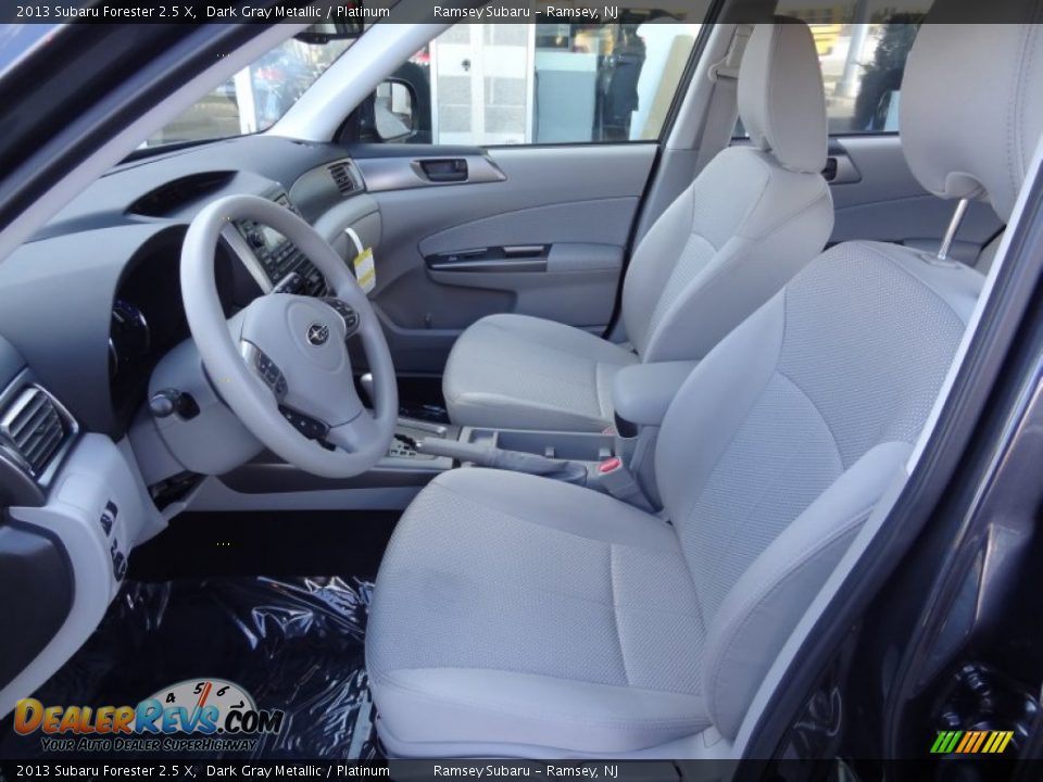 2013 Subaru Forester 2.5 X Dark Gray Metallic / Platinum Photo #13