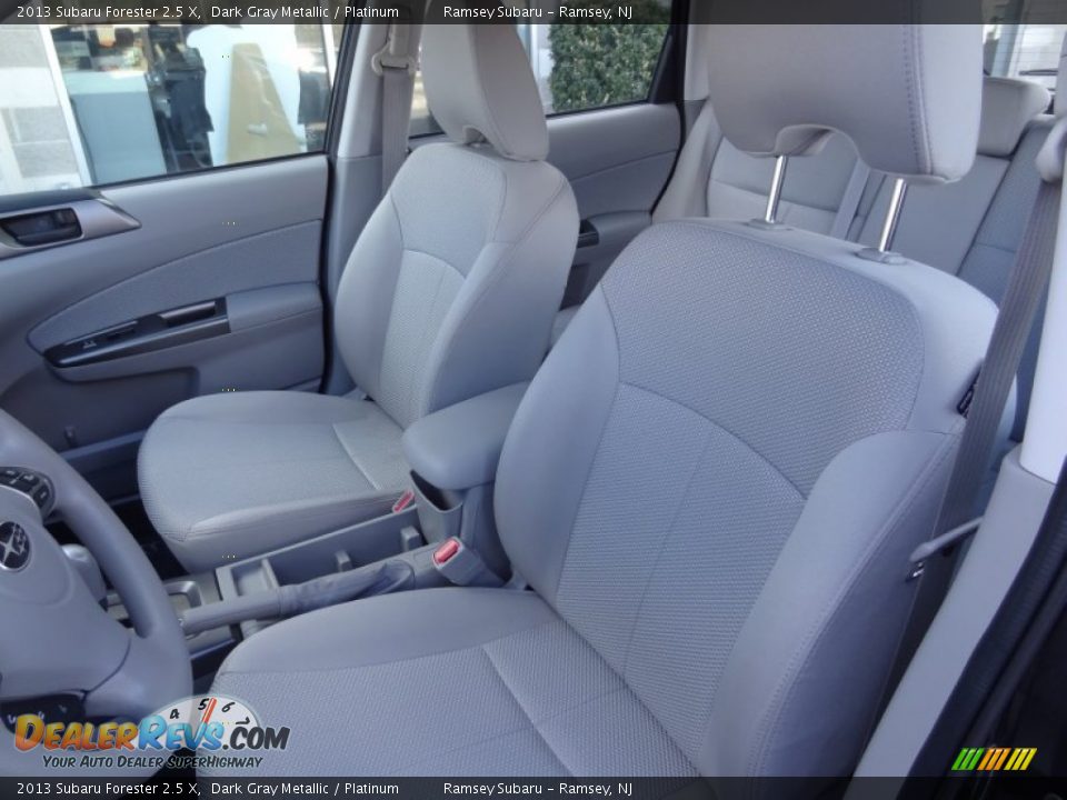 2013 Subaru Forester 2.5 X Dark Gray Metallic / Platinum Photo #15
