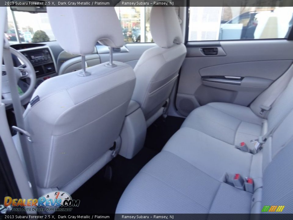 2013 Subaru Forester 2.5 X Dark Gray Metallic / Platinum Photo #17