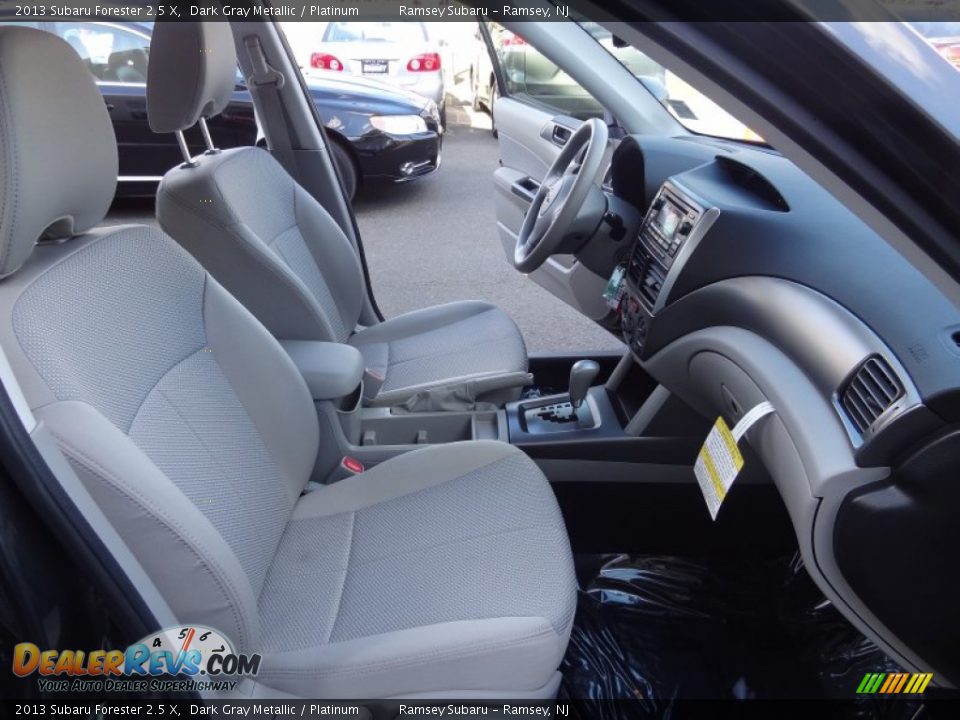 2013 Subaru Forester 2.5 X Dark Gray Metallic / Platinum Photo #20