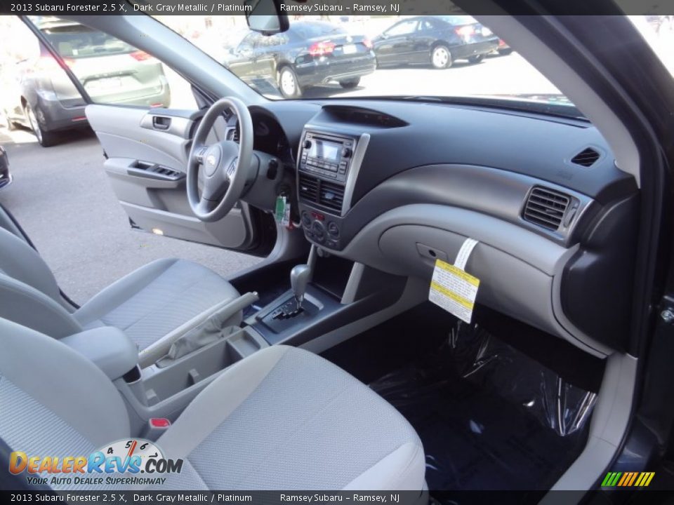 2013 Subaru Forester 2.5 X Dark Gray Metallic / Platinum Photo #21
