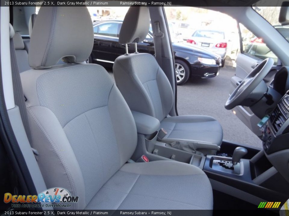 2013 Subaru Forester 2.5 X Dark Gray Metallic / Platinum Photo #22