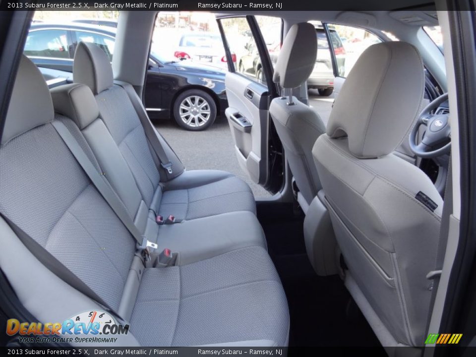 2013 Subaru Forester 2.5 X Dark Gray Metallic / Platinum Photo #23