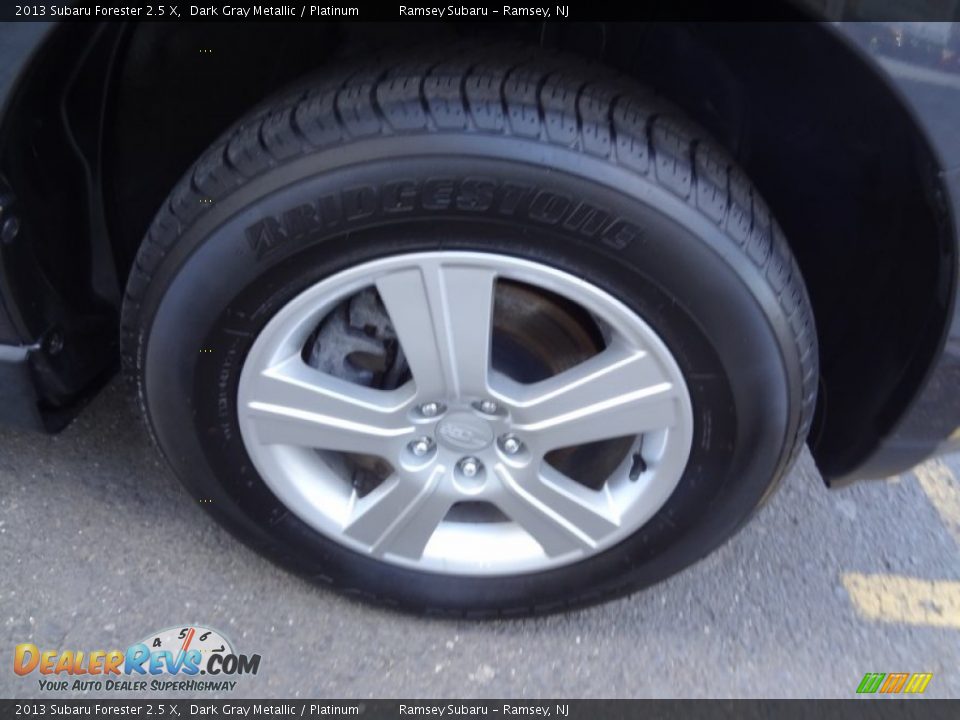 2013 Subaru Forester 2.5 X Dark Gray Metallic / Platinum Photo #35