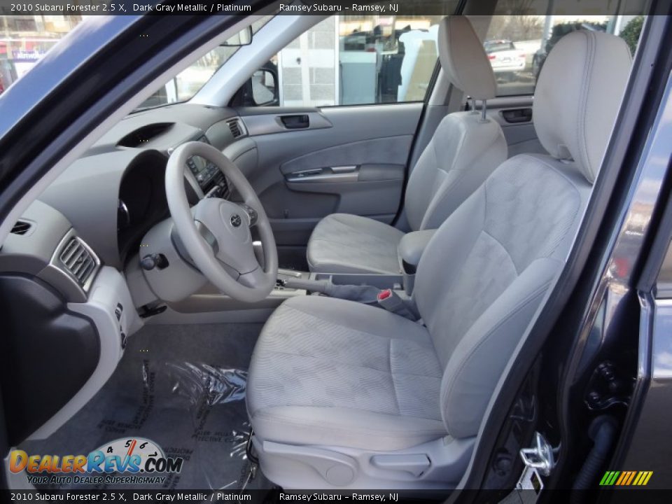 Front Seat of 2010 Subaru Forester 2.5 X Photo #13