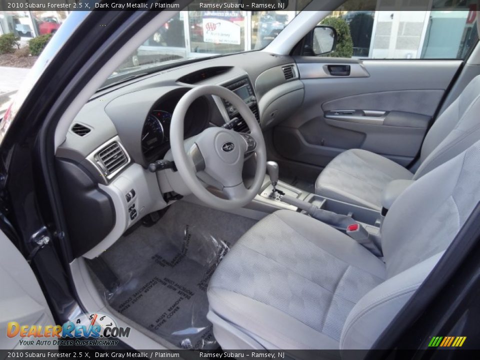 Platinum Interior - 2010 Subaru Forester 2.5 X Photo #14