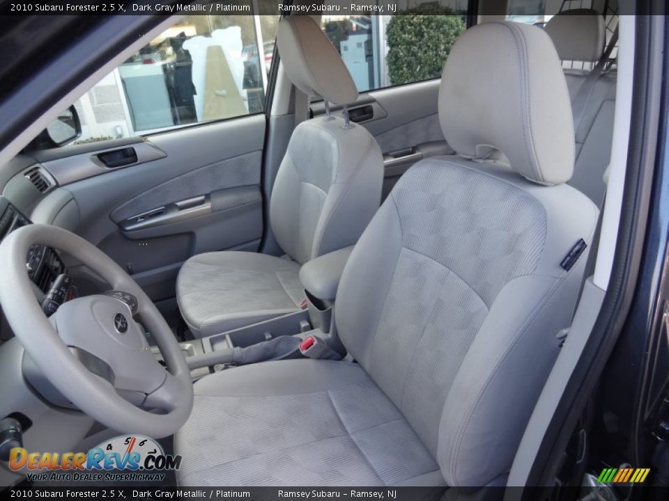 Front Seat of 2010 Subaru Forester 2.5 X Photo #15