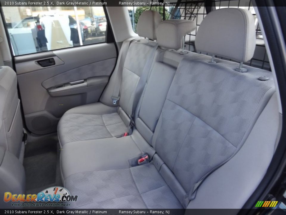 Rear Seat of 2010 Subaru Forester 2.5 X Photo #18