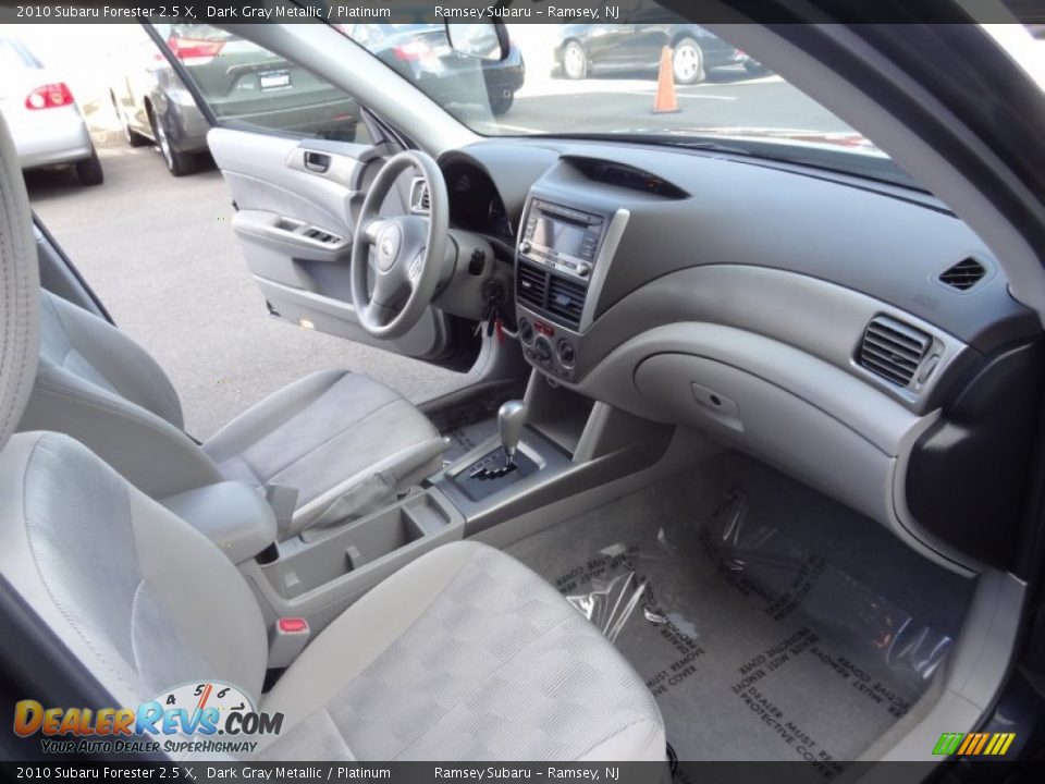 2010 Subaru Forester 2.5 X Dark Gray Metallic / Platinum Photo #21