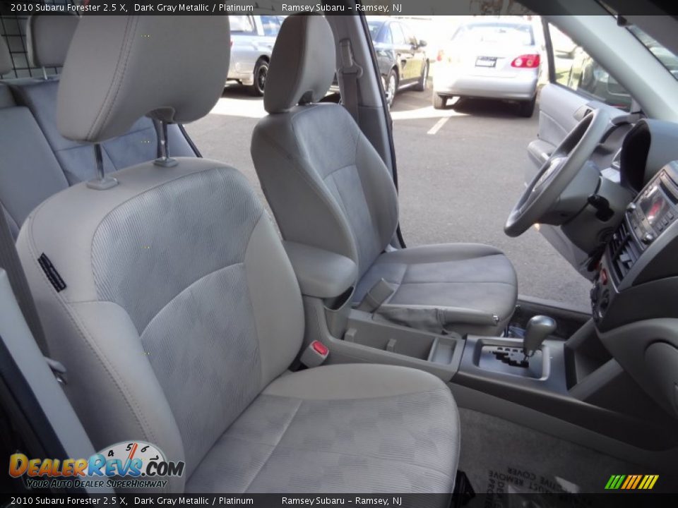 2010 Subaru Forester 2.5 X Dark Gray Metallic / Platinum Photo #22