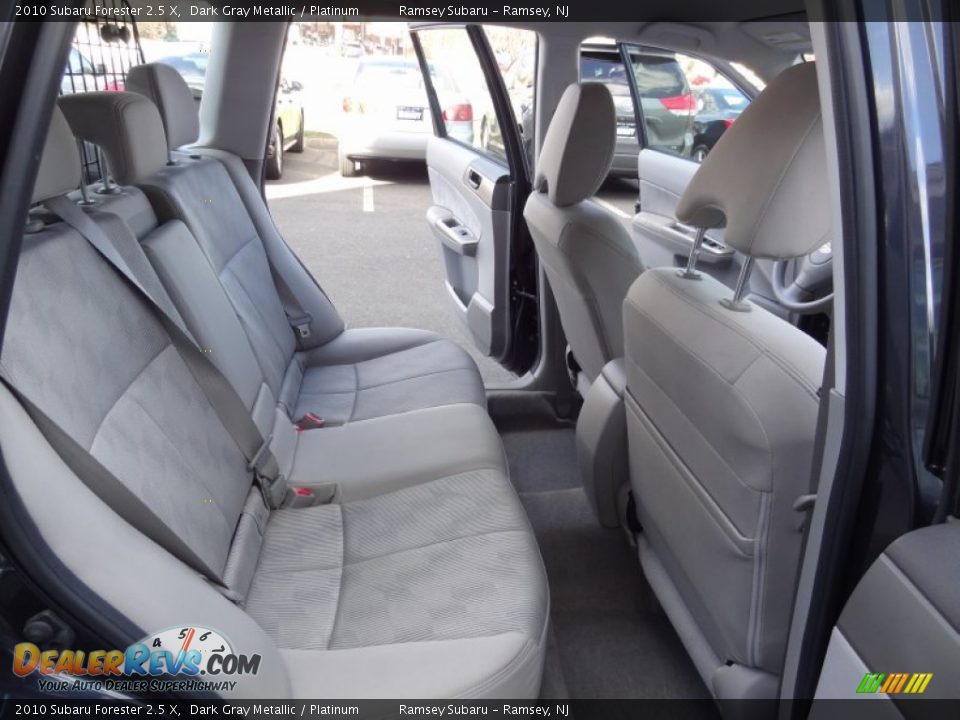 2010 Subaru Forester 2.5 X Dark Gray Metallic / Platinum Photo #23