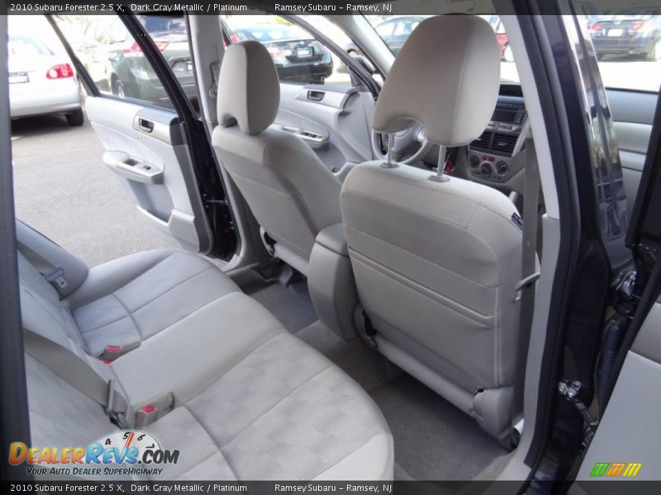 2010 Subaru Forester 2.5 X Dark Gray Metallic / Platinum Photo #24