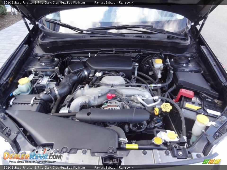 2010 Subaru Forester 2.5 X 2.5 Liter SOHC 16-Valve VVT Flat 4 Cylinder Engine Photo #32