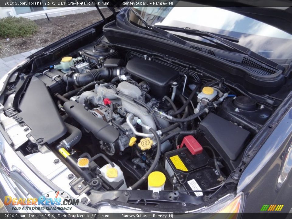 2010 Subaru Forester 2.5 X 2.5 Liter SOHC 16-Valve VVT Flat 4 Cylinder Engine Photo #33