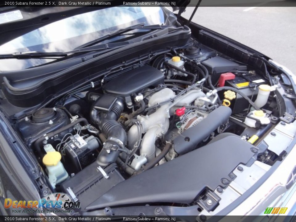 2010 Subaru Forester 2.5 X 2.5 Liter SOHC 16-Valve VVT Flat 4 Cylinder Engine Photo #34