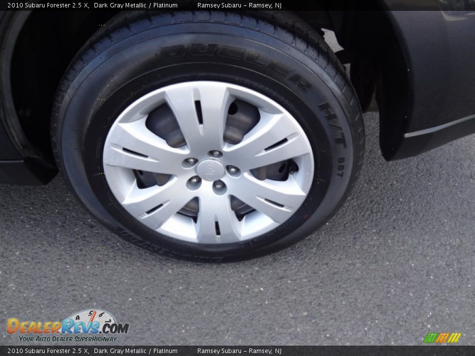 2010 Subaru Forester 2.5 X Dark Gray Metallic / Platinum Photo #36