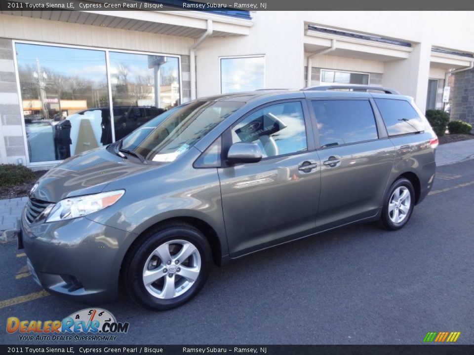 2011 Toyota Sienna LE Cypress Green Pearl / Bisque Photo #2