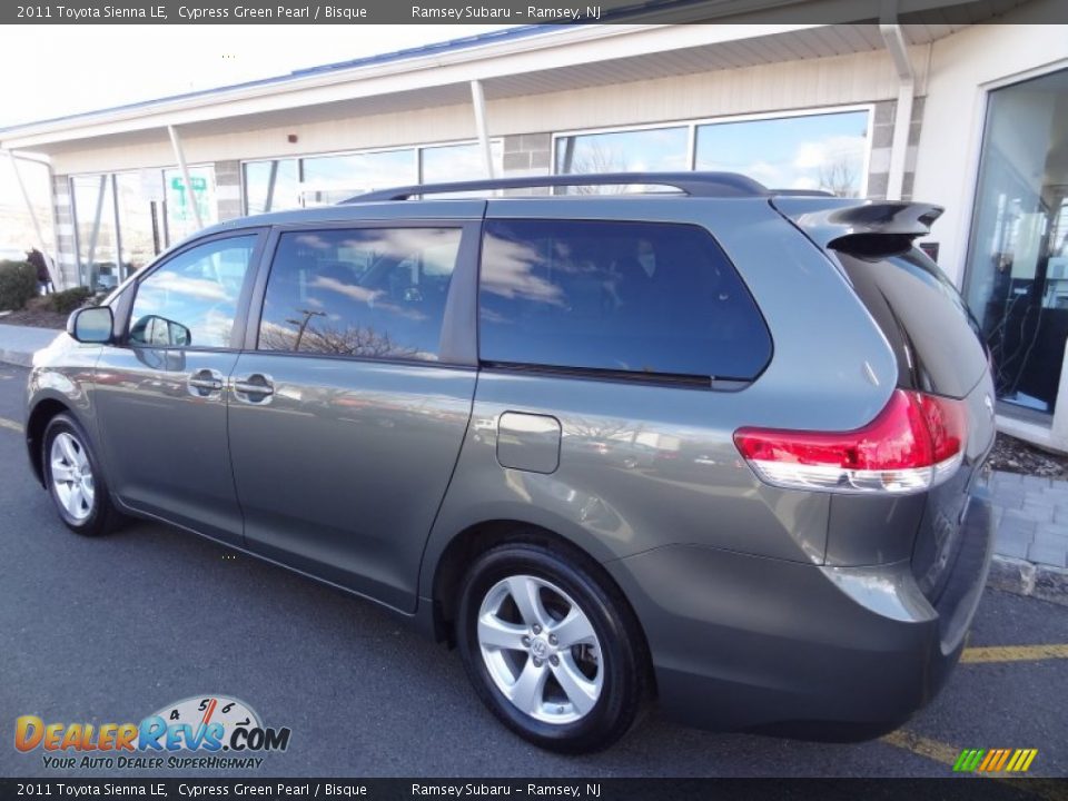 2011 Toyota Sienna LE Cypress Green Pearl / Bisque Photo #4