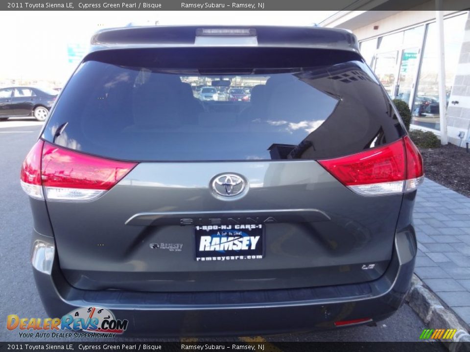 2011 Toyota Sienna LE Cypress Green Pearl / Bisque Photo #6