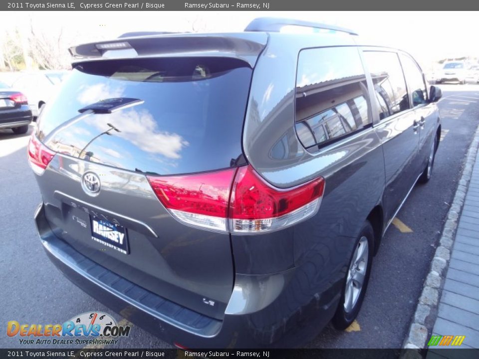 2011 Toyota Sienna LE Cypress Green Pearl / Bisque Photo #7