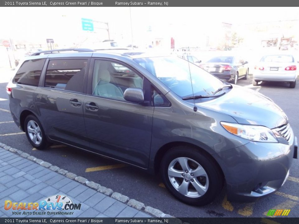2011 Toyota Sienna LE Cypress Green Pearl / Bisque Photo #10