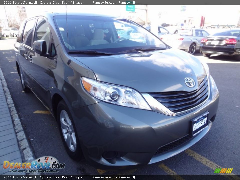 2011 Toyota Sienna LE Cypress Green Pearl / Bisque Photo #11