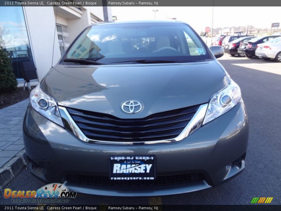 2011 Toyota Sienna LE Cypress Green Pearl / Bisque Photo #12