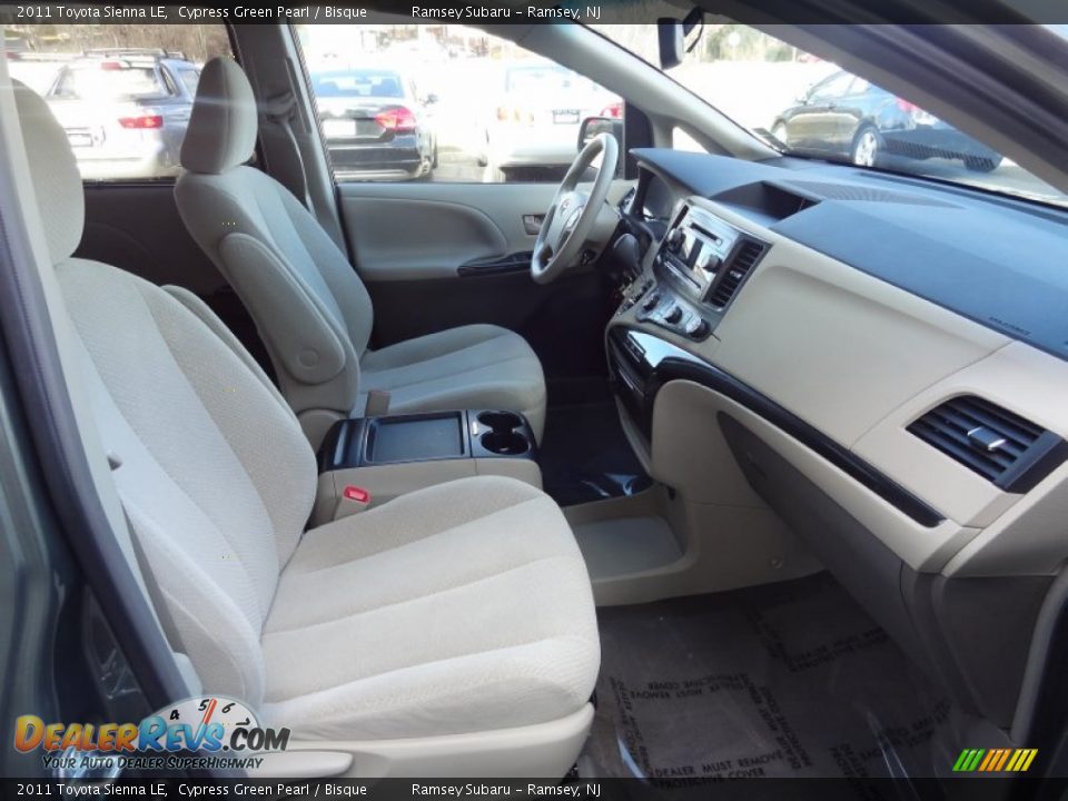 2011 Toyota Sienna LE Cypress Green Pearl / Bisque Photo #22