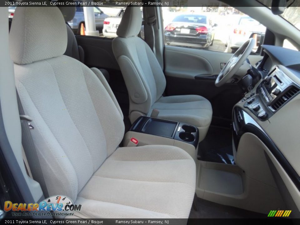 Bisque Interior - 2011 Toyota Sienna LE Photo #24