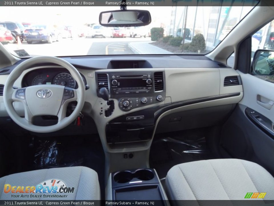 Dashboard of 2011 Toyota Sienna LE Photo #30