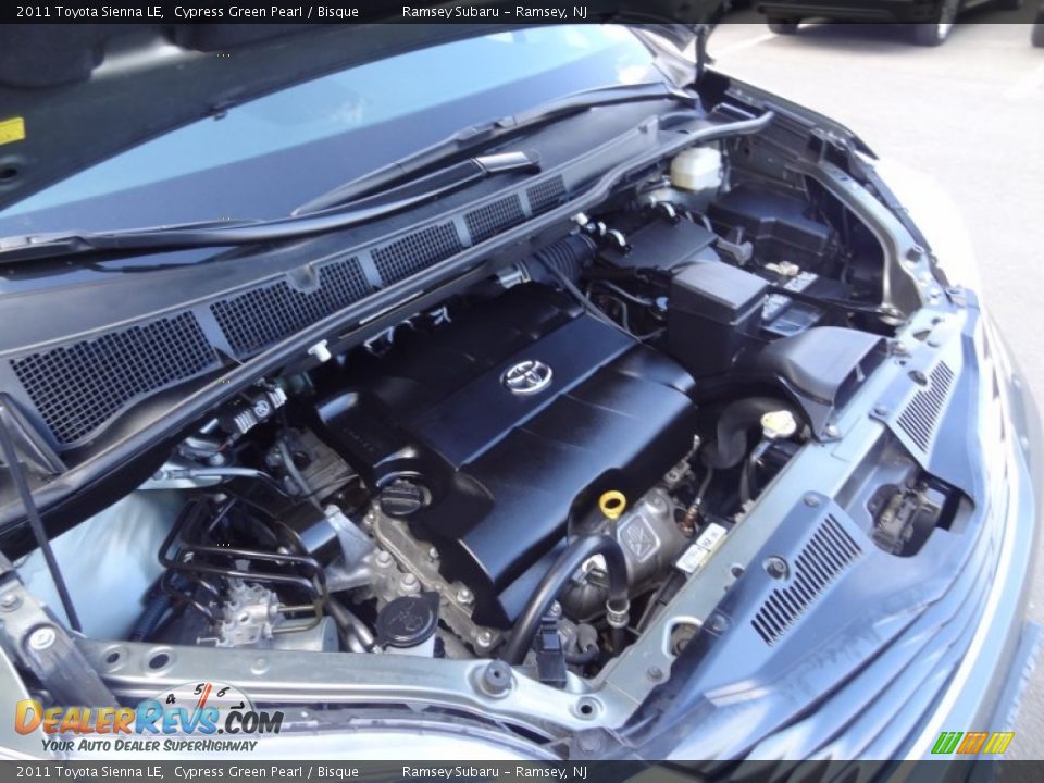 2011 Toyota Sienna LE Cypress Green Pearl / Bisque Photo #35