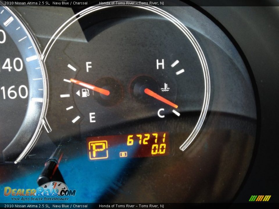 2010 Nissan Altima 2.5 SL Navy Blue / Charcoal Photo #14