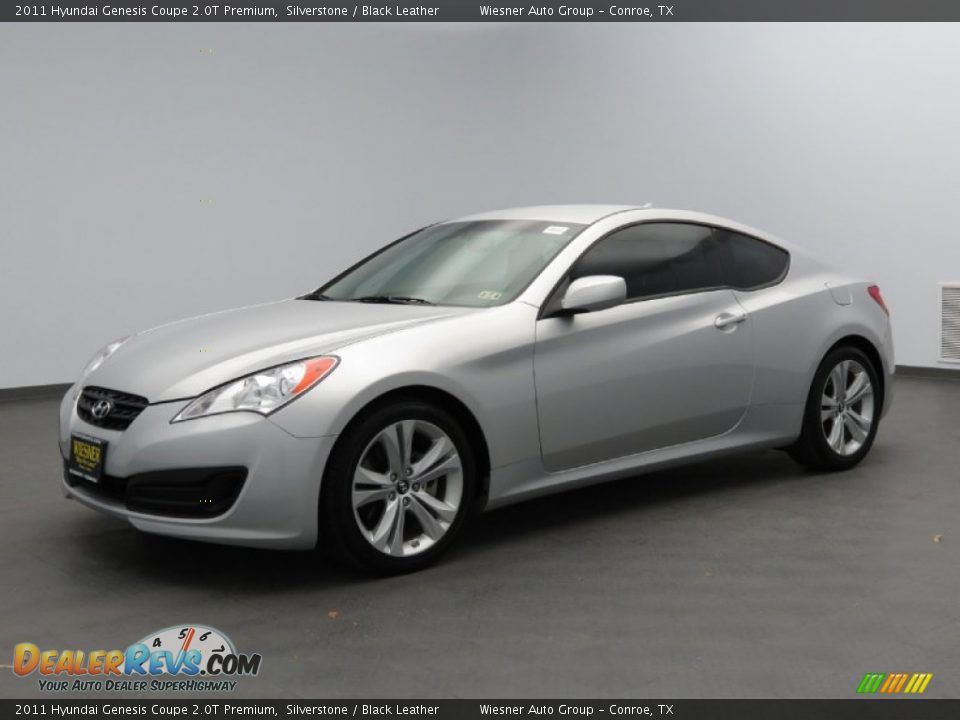 2011 Hyundai Genesis Coupe 2.0T Premium Silverstone / Black Leather Photo #1