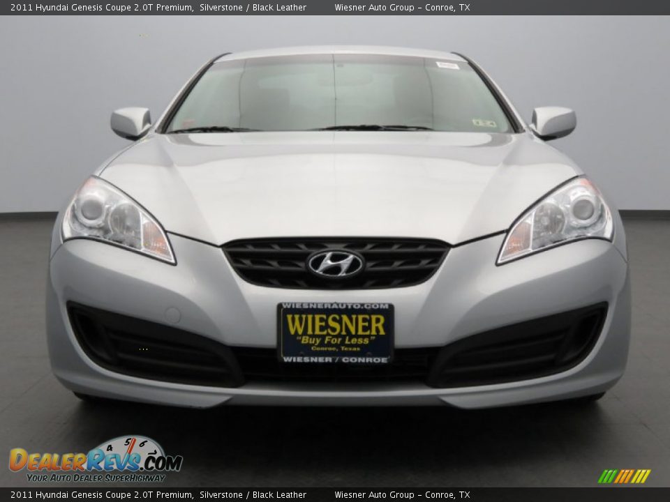 2011 Hyundai Genesis Coupe 2.0T Premium Silverstone / Black Leather Photo #2