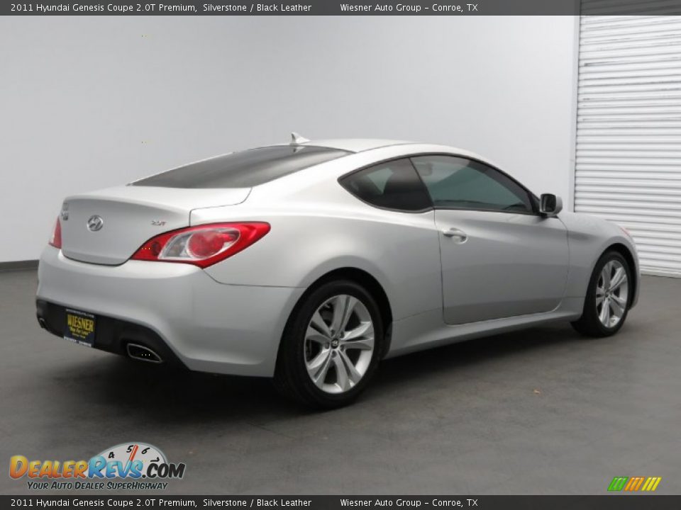 2011 Hyundai Genesis Coupe 2.0T Premium Silverstone / Black Leather Photo #5