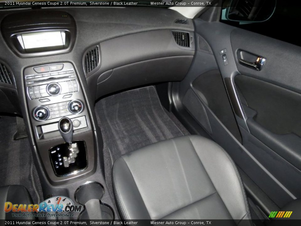 2011 Hyundai Genesis Coupe 2.0T Premium Silverstone / Black Leather Photo #19