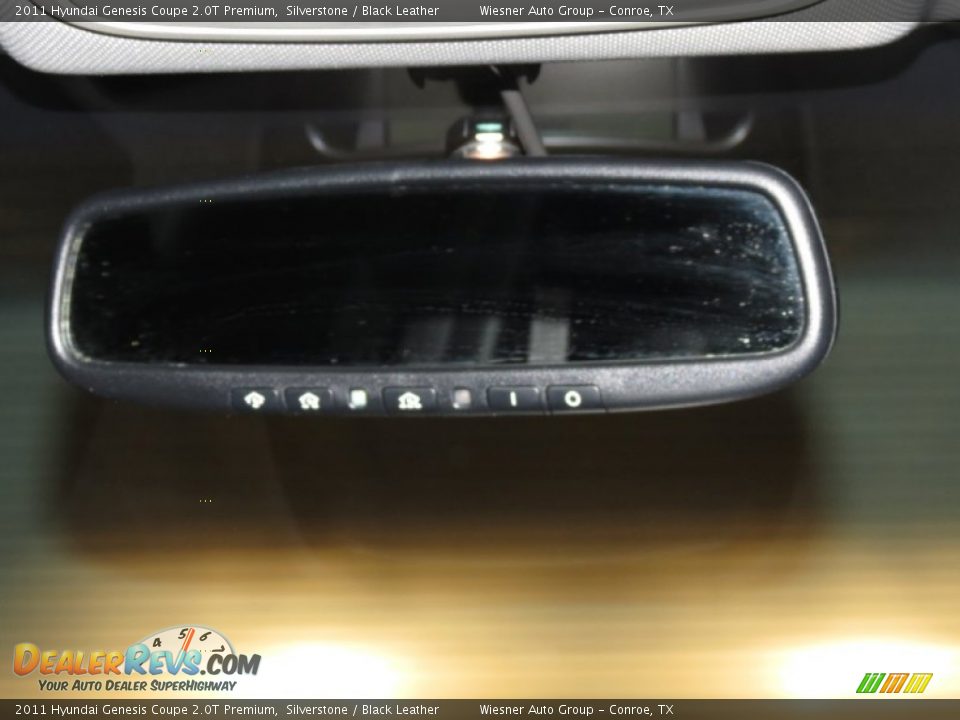2011 Hyundai Genesis Coupe 2.0T Premium Silverstone / Black Leather Photo #20
