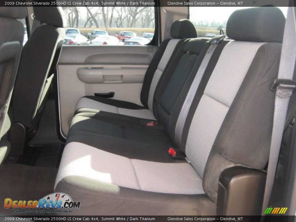 2009 Chevrolet Silverado 2500HD LS Crew Cab 4x4 Summit White / Dark Titanium Photo #9