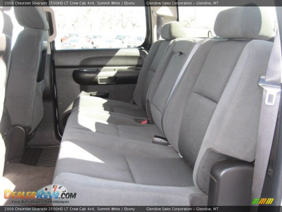 2009 Chevrolet Silverado 2500HD LT Crew Cab 4x4 Summit White / Ebony Photo #9