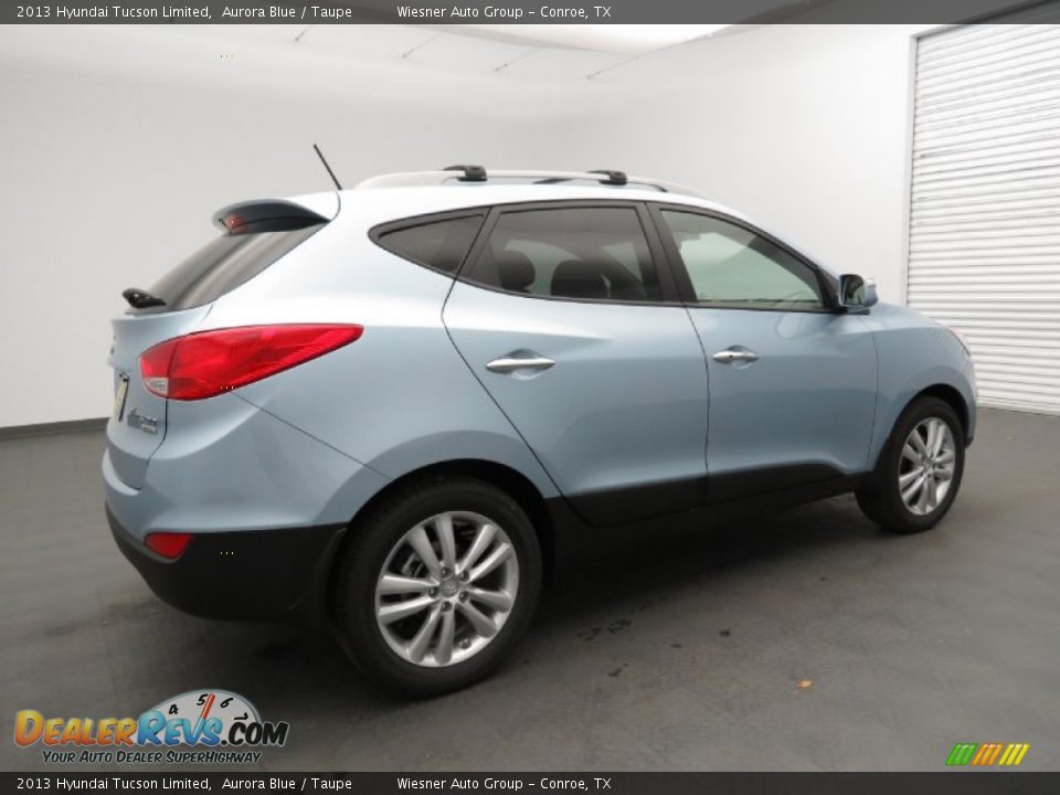 2013 Hyundai Tucson Limited Aurora Blue / Taupe Photo #2