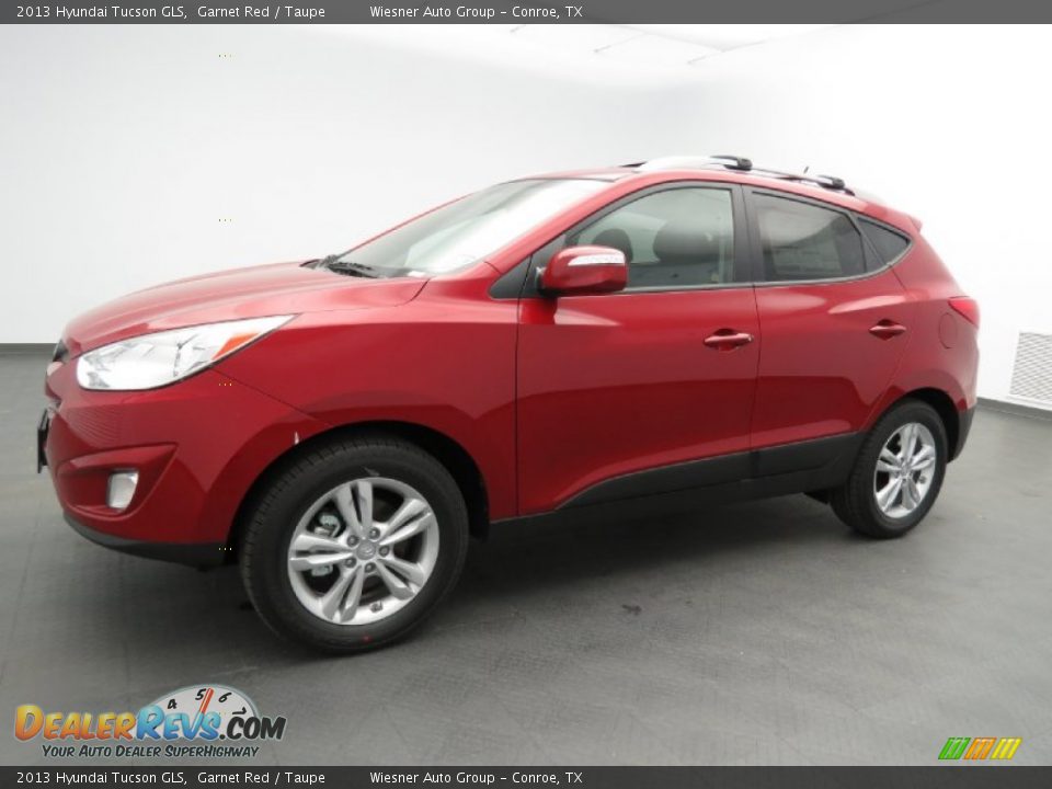 2013 Hyundai Tucson GLS Garnet Red / Taupe Photo #1