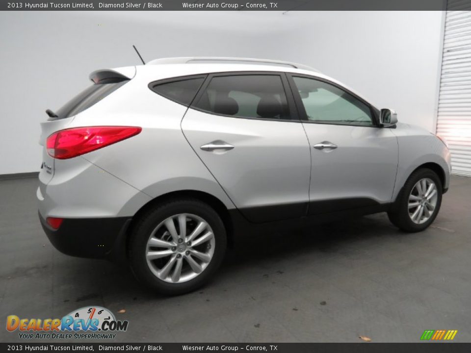 2013 Hyundai Tucson Limited Diamond Silver / Black Photo #2